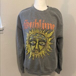 Gray Graphic Sweatshirt